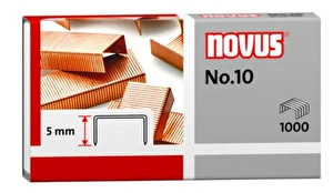 Zszywki NOVUS 10 miedziowane