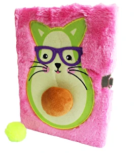 Pamiętnik włochacz z kłódką A5 96k Avocato