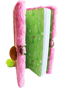 Pamiętnik włochacz z kłódką A5 96k Avocato