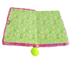 Pamiętnik włochacz z kłódką A5 96k Avocato