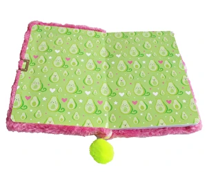 Pamiętnik włochacz z kłódką A5 96k Avocato