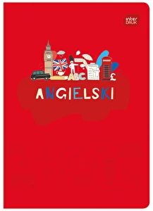 Zeszyt tematyczny A5 60k Hybrid w kratkę Angielski