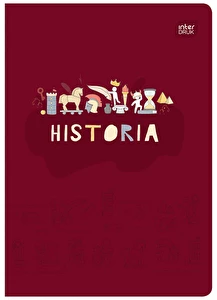 Zeszyt tematyczny A5 60k Hybrid w kratkę Historia