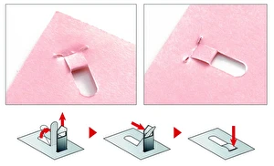 Zszywacz Bezzszywkowy PLUS Staple-Free do 5 kartek Blue