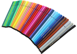 Flamastry pisaki w etui 36 kolorów Kidea