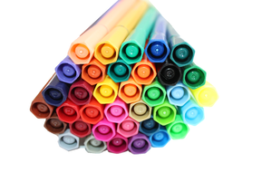 Flamastry pisaki w etui 36 kolorów Kidea