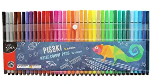 Flamastry pisaki w etui 36 kolorów Kidea