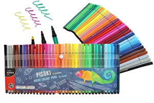 Flamastry pisaki w etui 36 kolorów Kidea