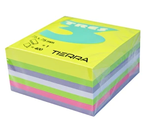 Karteczki samoprzylepne 75x75 400szt Tierra Summer