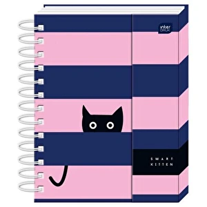 Pamiętnik na spirali B6 100 zamykany na magnes INT