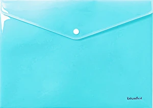 Teczka kopertowa A4 PP pastelowa niebieska