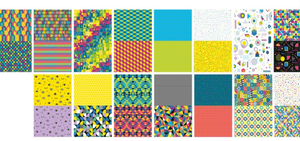 Blok z motywem Geometric A4/15k Happy Color