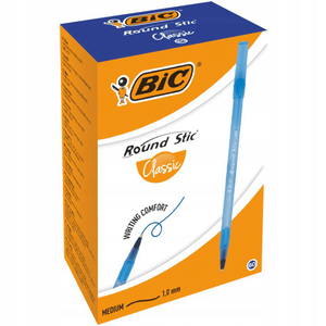 Długopis BIC Round Stick niebieski 5 sztuk