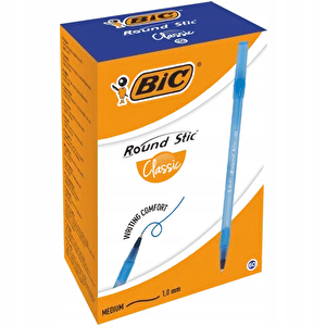 Długopis BIC Round Stick niebieski 5 sztuk