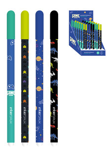 Długopis wymazywalny 0,5 mm Game Over niebieski