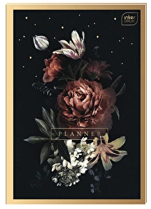 Planer notatnik A5 80k Satin Gold kropki INT