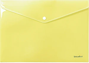 Teczka kopertowa A4 PP pastelowa żółta