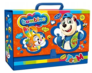 Teczka Box XXL BAMBINO z wyposażeniem + Gratis