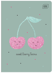 Zeszyt A5 32k linia kolor GLITTER Dziewczęce