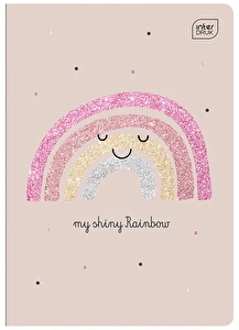 Zeszyt A5 32k linia kolor GLITTER Dziewczęce