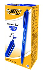 Długopis autom. BIC Round Stic Clic niebieski
