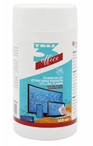 Ściereczki do czyszczenia ekranów 9x13cm 100 szt