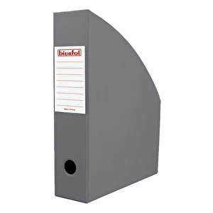 Pojemnik na dokumenty czasopisma 7cm SZARY Biurfol