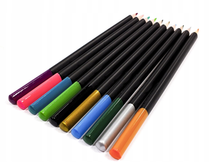 Kredki trójkątne w metalowym opakowaniu 36 k KIDEA