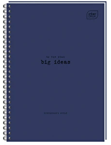 Kołozeszyt B5 100 kratka INTERDRUK kolor marg.