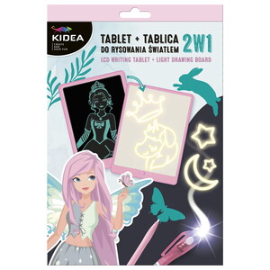 Tablet LCD 11' DUŻY + tablica do rysowania światłem 2w1 Wróżki