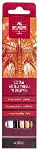 Zestaw pasteli i węgli Gioconda 6 sztuk KIN