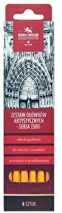 Zestaw ołówków artystycznych 1500 HB,B,2B,4B,6B,8B