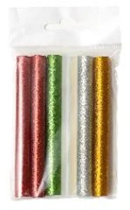 Klej do pistoletu na gorąco brokatowy 11mm 6szt