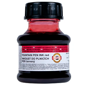 Atrament tusz do pióra Koh-I-Noor 50g Czerwony