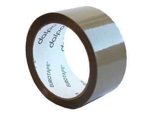 Taśma pakowa 48x60 akryl cicha brąz 36szt EUROTAPE