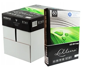 Papier ksero Ekologiczny LETTURA ISO 60 A4 80g 2500 ark.