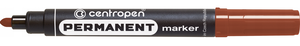 Marker permanentny okr. Centropen 8566 brązowy