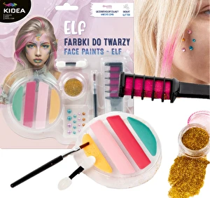 Farbki do malowania twarzy i włosów Elf Kidea