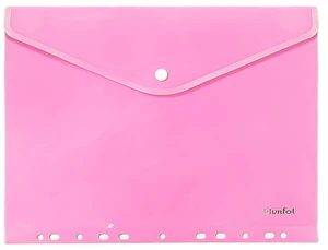 Teczka kopertowa A4 PP zawieszana pastel różowy