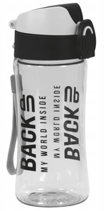 Zestaw śniadaniowy Bidon Śniadaniówka BackUp 5 Szaro/Czarny