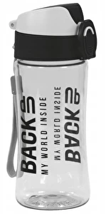 Zestaw śniadaniowy Bidon Śniadaniówka BackUp 5 Szaro/Czarny