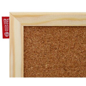 Tablica korkowa na biurko MEMOBE drewniana 30x21cm