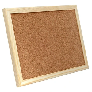 Tablica korkowa na biurko MEMOBE drewniana 30x21cm