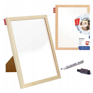 Tabliczka suchościeralna magetyczna MEMOBE nabiurkowa, stojąca 30x21 cm