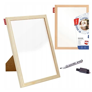 Tabliczka suchościeralna magetyczna MEMOBE nabiurkowa, stojąca 30x21 cm