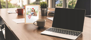 Tabliczka suchościeralna magetyczna MEMOBE nabiurkowa, stojąca 30x21 cm