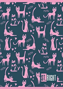 Zeszyt A5 32k linia 2kol 70g St.Right Girls Unipap