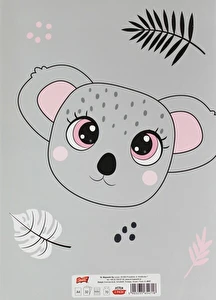 Zeszyt A4 32k linia dwukolorowa laminowany Bambino Girls