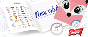 Zeszyt A4 32k linia dwukolorowa laminowany Bambino Girls