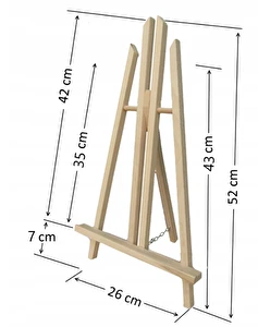 Sztaluga stołowa drewniana M2 52cm